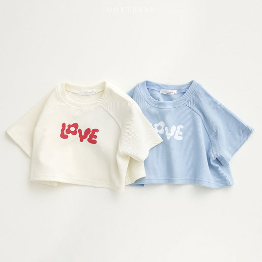 OOTTBEBE Love and fluff tee